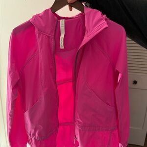 Lululemon Athletica Vibrant Pink Jacket